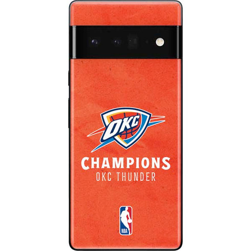 2025 NBA Champions Oklahoma City Thunder Google Pixel 6 Pro Skin